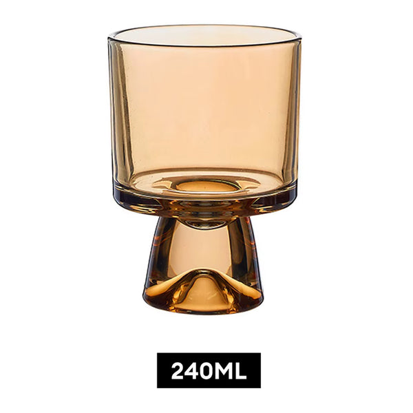 Elegant High-Footed Glass Cup